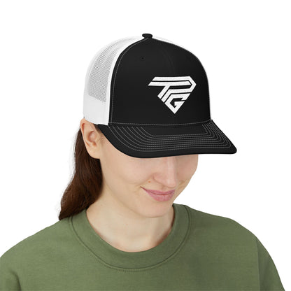TPG Sports Geometric Logo Trucker Cap