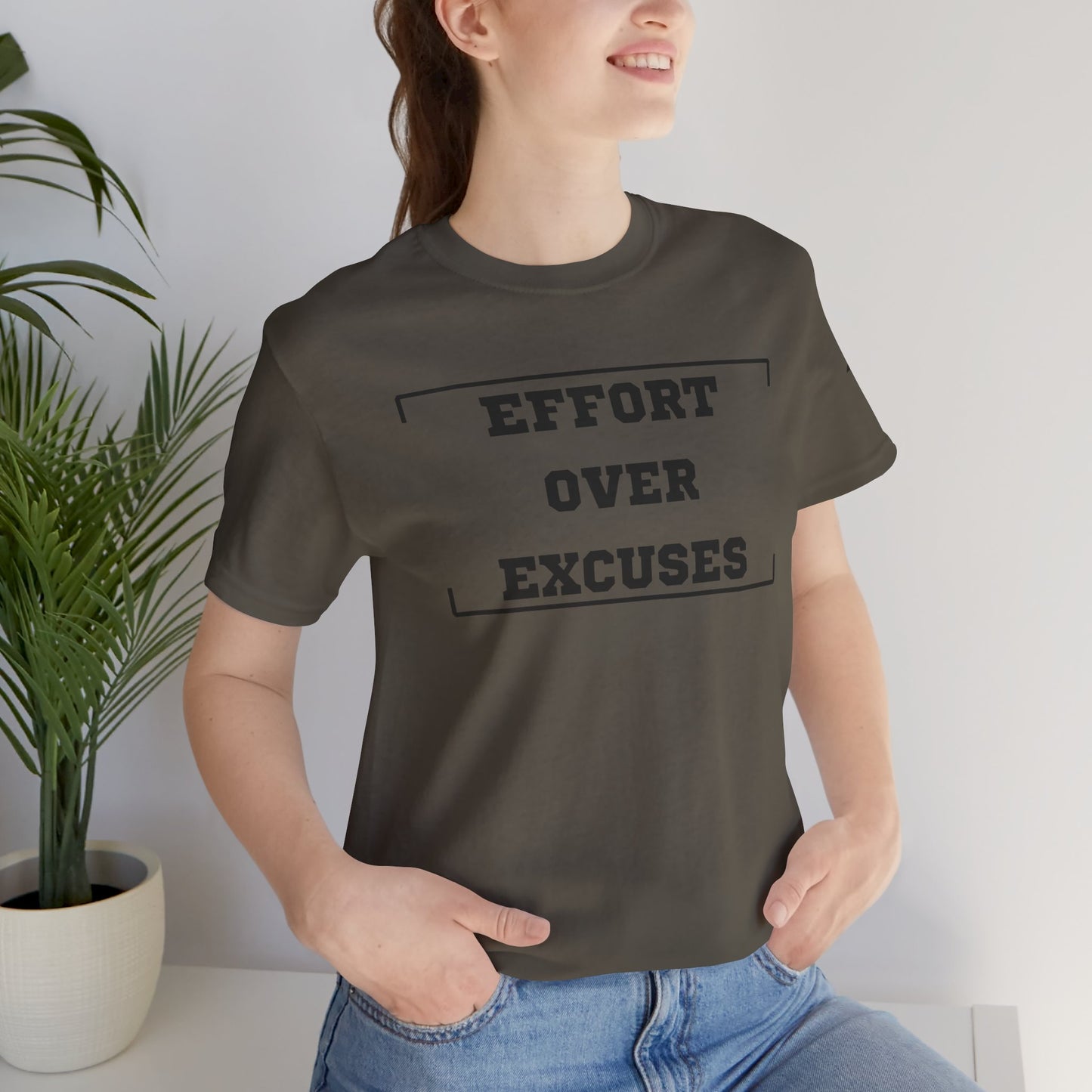 'Effort Over Excuses' Unisex Tee