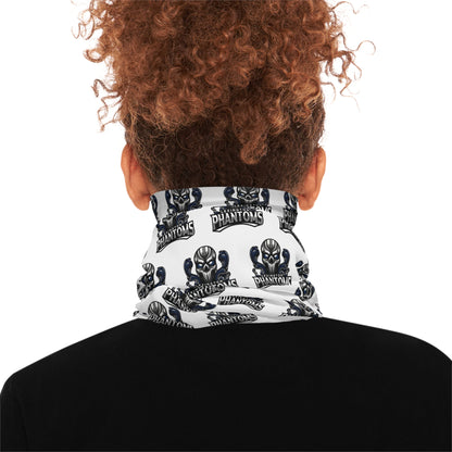 Phantoms White Logo Neck Gaiter