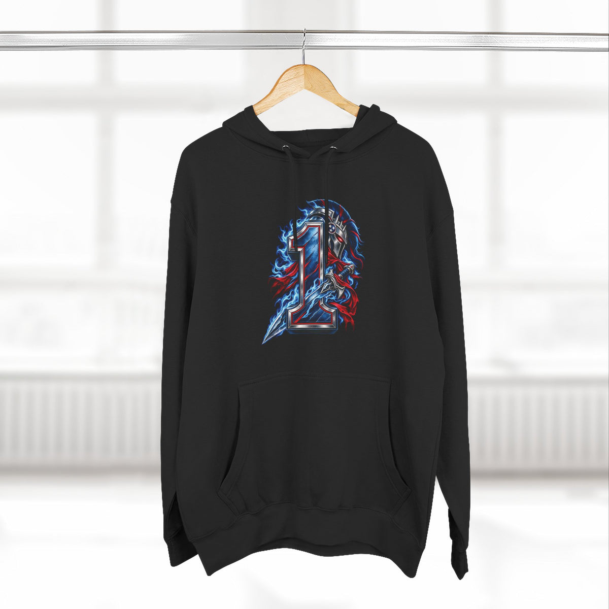 Blue Sentinel 1 Football Hoodie