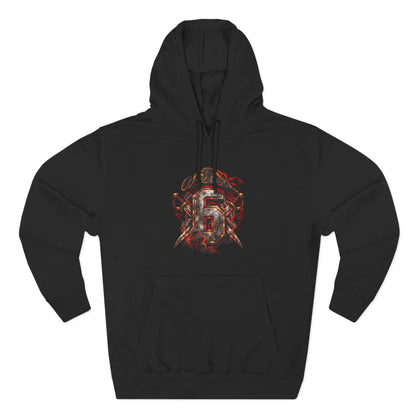 Scarlet Corsair 6 Football Hoodie