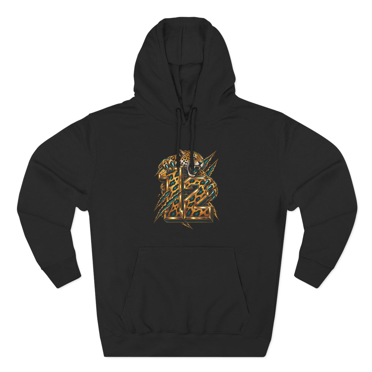 Teal Prowl 12 Football Hoodie