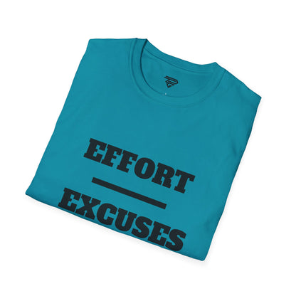 Motivational Unisex T-Shirt - 'Effort = Excuses'