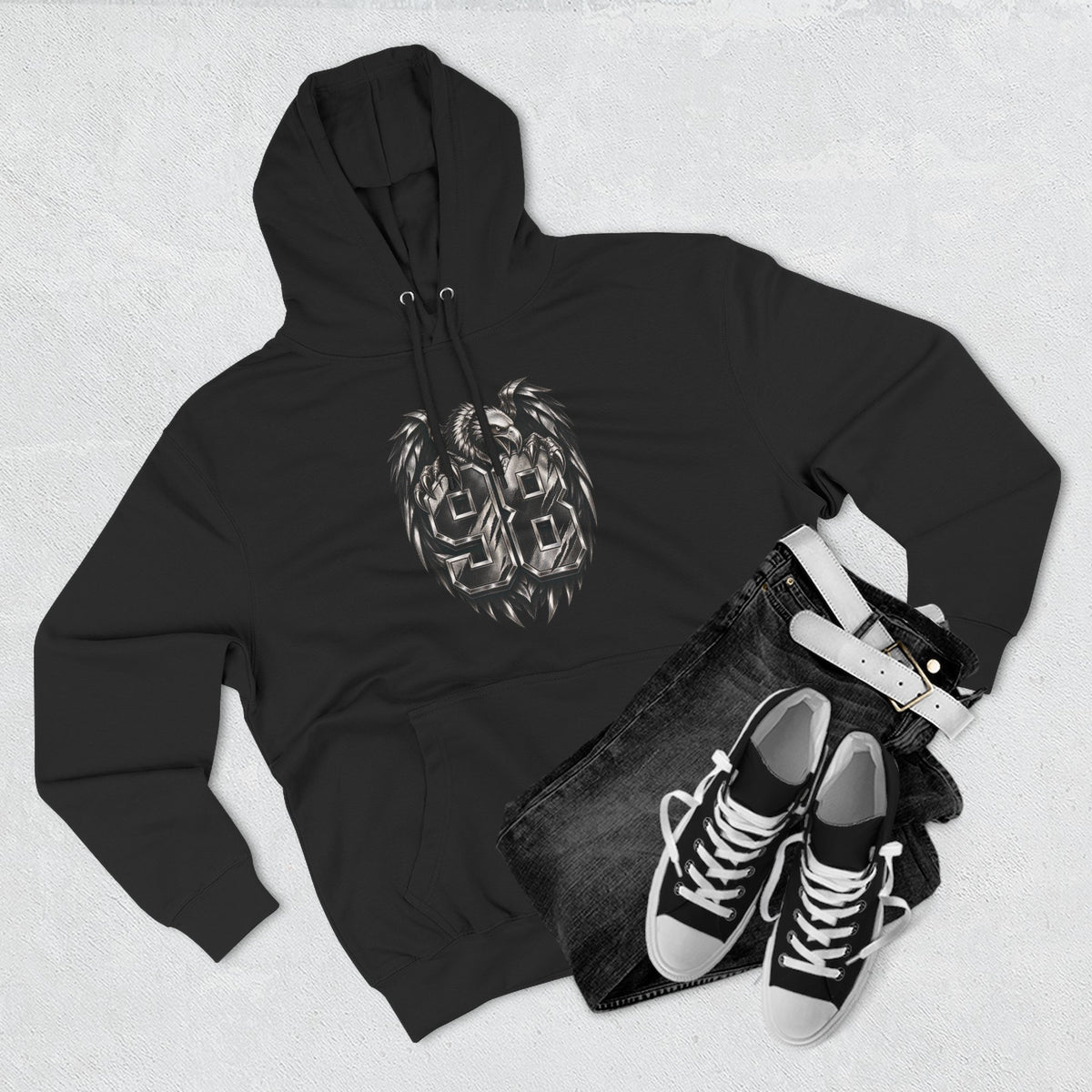Silver Vulture 98 Football Hoodie