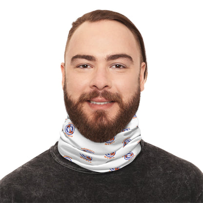 Ashmore Media White Logo Neck Gaiter