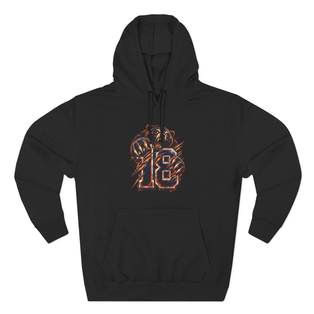 Iron Bear 18 Football Hoodie