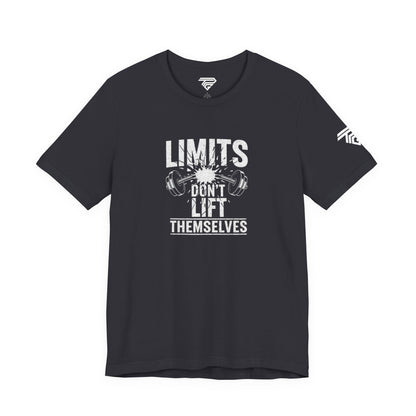 Gym Motivation T-Shirt – “Limits Don’t Lift Themselves” Fitness Tee