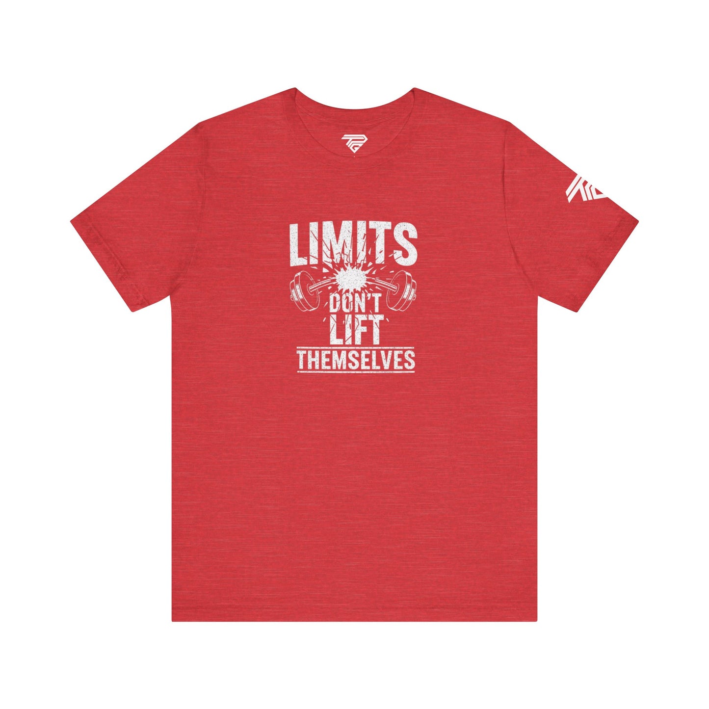 Gym Motivation T-Shirt – “Limits Don’t Lift Themselves” Fitness Tee