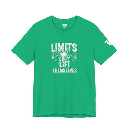 Gym Motivation T-Shirt – “Limits Don’t Lift Themselves” Fitness Tee