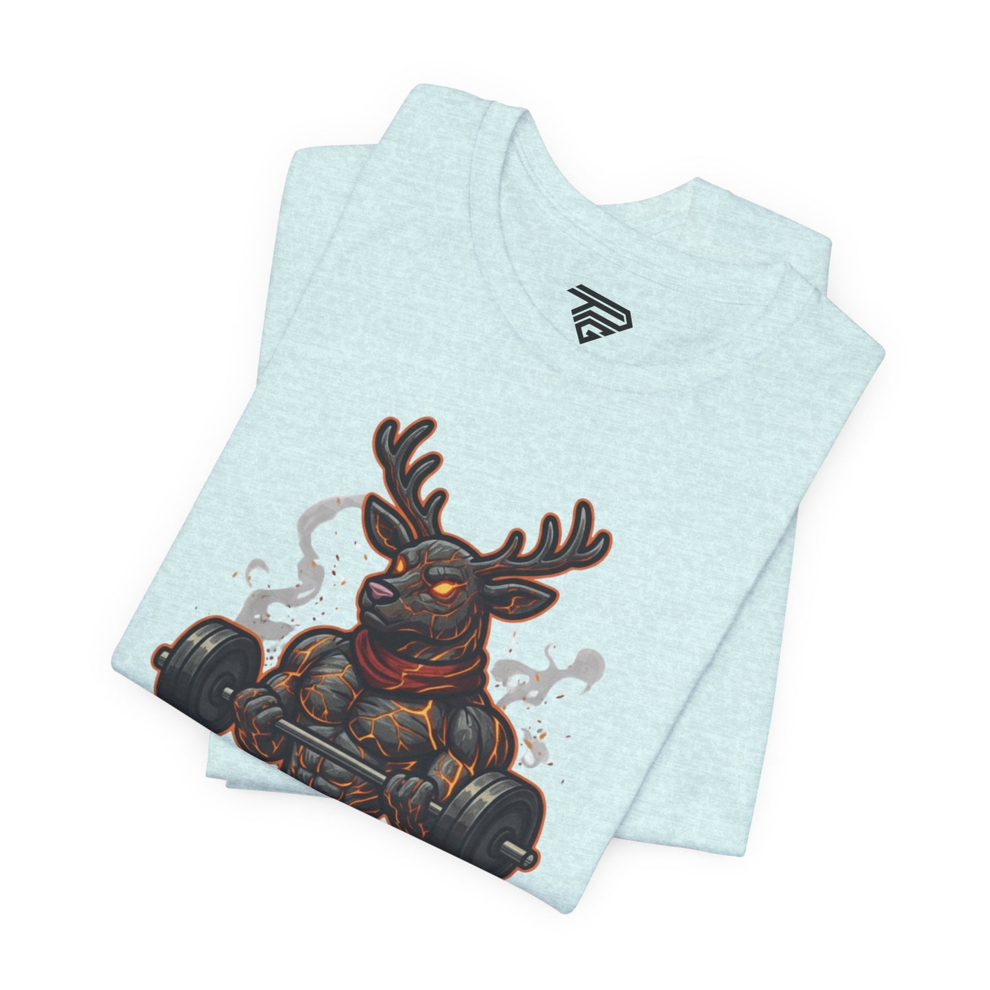 Reindeer Gains Gym T‑Shirt — Funny Christmas Workout Tee