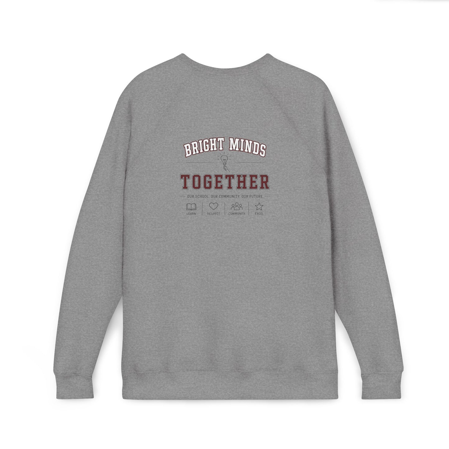 Bright Minds Together Raglan Sweatshirt